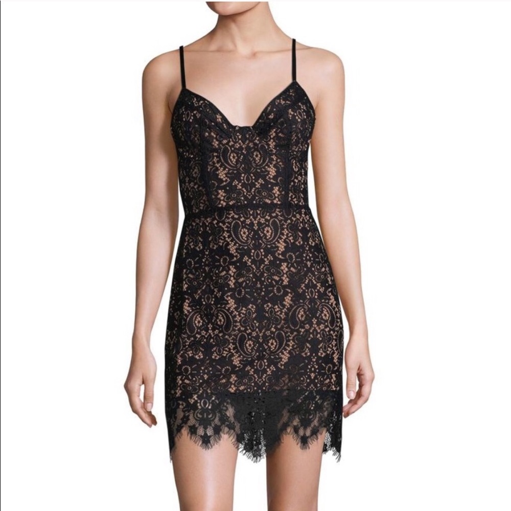 For Love and lemons lace corset cocktail dress